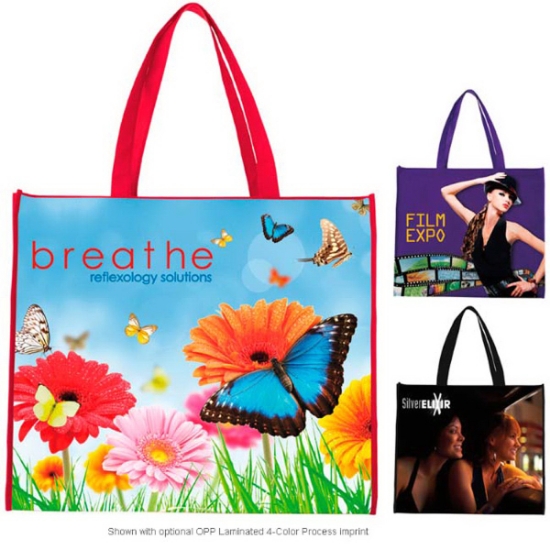 Picture of Laminated Non-Woven Landscape Tote