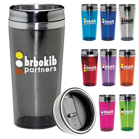 Picture of Colored Acrylic Tumbler - 16 oz