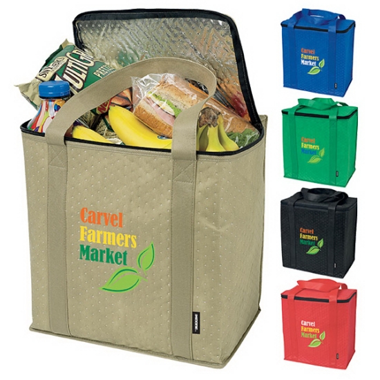 Picture of Koozie® Zippered Insulated Grocery Tote