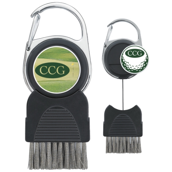Picture of Golf Club Brush with Ball Marker - Good Value (R)