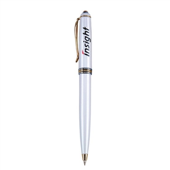 Picture of Achilles Metallic White Ballpoint Pens