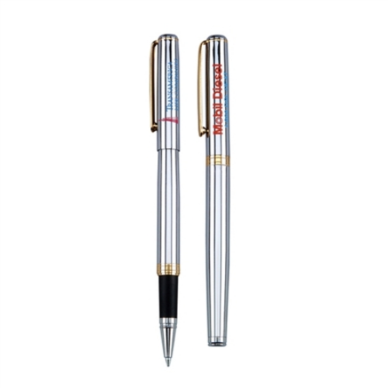 Picture of Edda Chrome Rollerball Pens