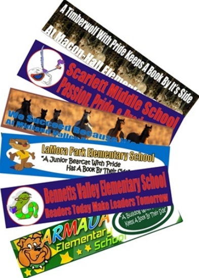 Picture of Bookmark - 120 Lb. Gloss Cover - 2.25"x8.5" (Full Color)