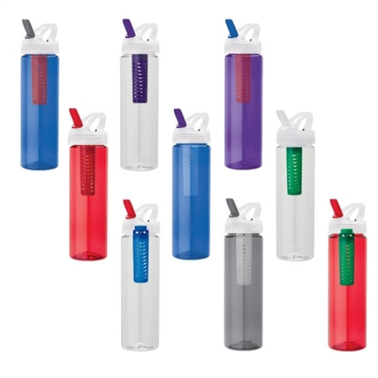 Picture of 25 oz. PET Bottles with Flip Spout & Infuser