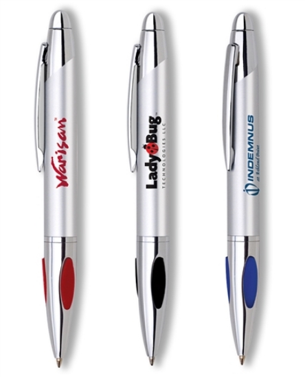 Picture of Twist Action Brass Ballpoint Pen w/ Cushion Grip