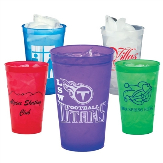 Picture of 22 oz. Translucent Smooth Stadium Cups